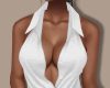Collared Halter - White