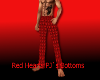 Red Hearts PJ Bottoms 
