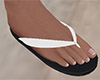 White Flip Flops 2 (M)