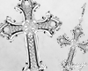 S. Cross earrings