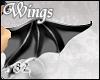 *82 Black Bat Wings
