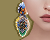 Colorful Flower Earrings