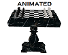Chess Table Black Marble