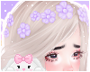 🌙 Flower Tiara Lilac