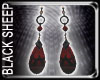 Gothic Red-drop Earrings