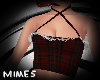 Choker top Red Tartan