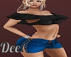 Black & Blue Short Fit