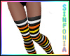 Candy Corn Thigh Highs