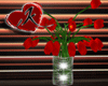 !!1K Red Tulips Vase