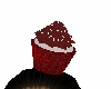 velvet cupcake hat