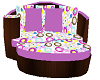 purple nursery couch