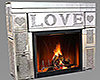 Glam Mirrored Fireplace