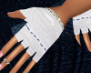White Half Gloves/Rings