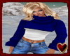 T♥ Blue Sweater Top