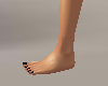 Small Flat Feet BlkNails