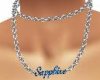 Sapphire~Silver NeckLace