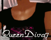[QD7]PlaidKittyOnBlk Tee