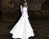 White gown hooded cloak