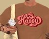 ✘ Be Happy Tshirt 2
