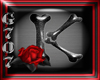 [G] Letter K with rose