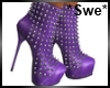 Spike Boots purple