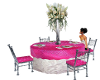 wedding table pink