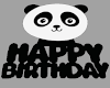 Panda Birthday Sticker