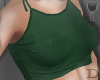♚Frilly Green Crop