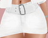 E* White Mini Skirt RL