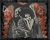 Tee Shirt Love Skeleton