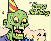 Zombie Birthday Card 2