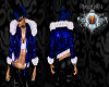 ~AVA~Blue Leather Jacket