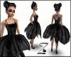 Z Black Fairy Petal Gown