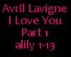 Avril LavigneI Love You1