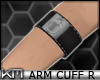 +KM+ PVC Cuff Arm R Blk