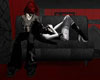 Animated Pose Couch Blk