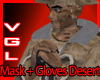 Mask + Gloves Desert