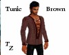 TZ E Simple Tunic Brown