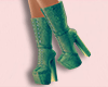 Amor Green Boots