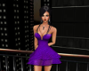 Purple City Nights Dress