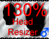 *M* Head Resizer 130%