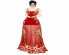 [C]Red Gold Gown
