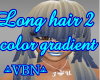 long hair 2 color
