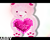 Her Vday Bear Pink