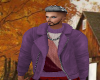 !B! M Purple Coat &Shirt