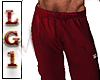 LG1 Red Sweat Pants