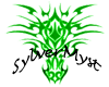 Green Tribal Dragon