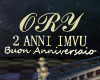 anniversario ory