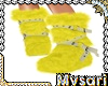 Fur Faux Boots Yellow