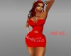red xxl dress